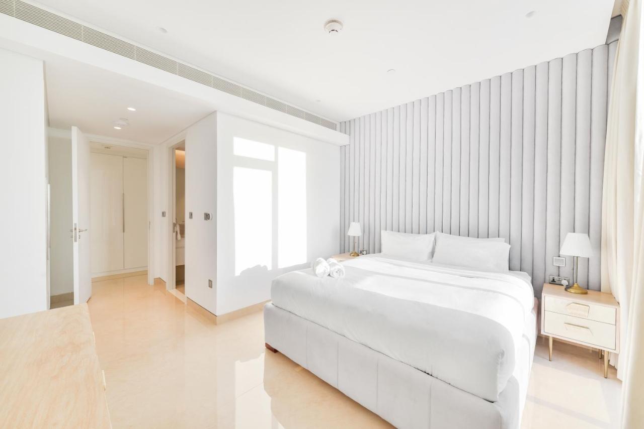 Posh 2 Bedroom Oceanfront Apt In The Heart Of Bluewaters Island ดูไบ ภายนอก รูปภาพ